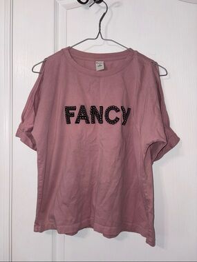 FANCY Embellished Pink Tee